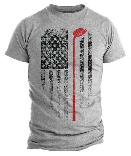 Vintage American Flag Golf Gift for Golfer Funny Golf Club T-Shirt - Picture 6 of 6