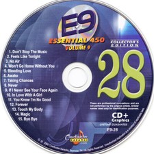 CHARTBUSTER ESSENTIAL KARAOKE CD G CBE-9 Disc-28 Tobin Thicke,Maroon 5,Rihanna