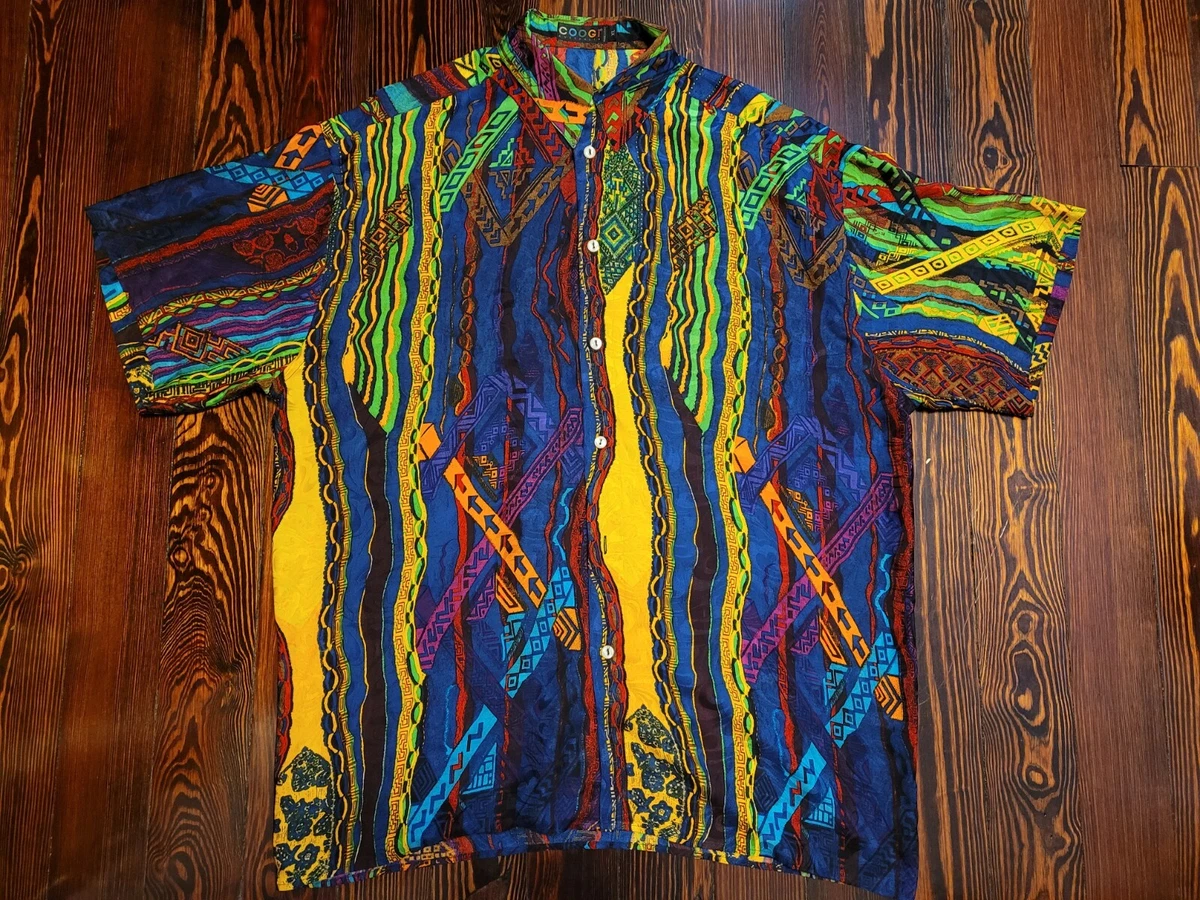 coogi silk shirt