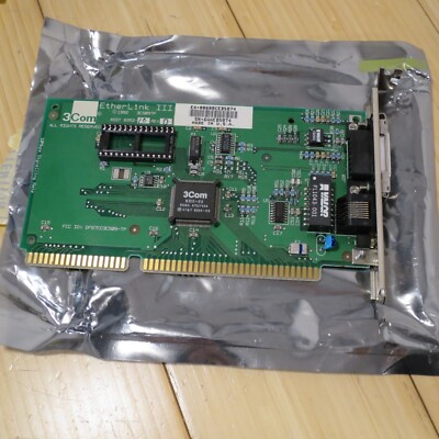 3Com EtherLink III 8352-10 REV D 3C509TP Network Ethernet Communication Card