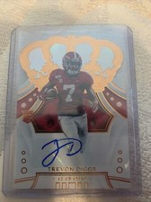 Trevon Diggs 2020 Chronicles Draft Picks Crown Royale Auto