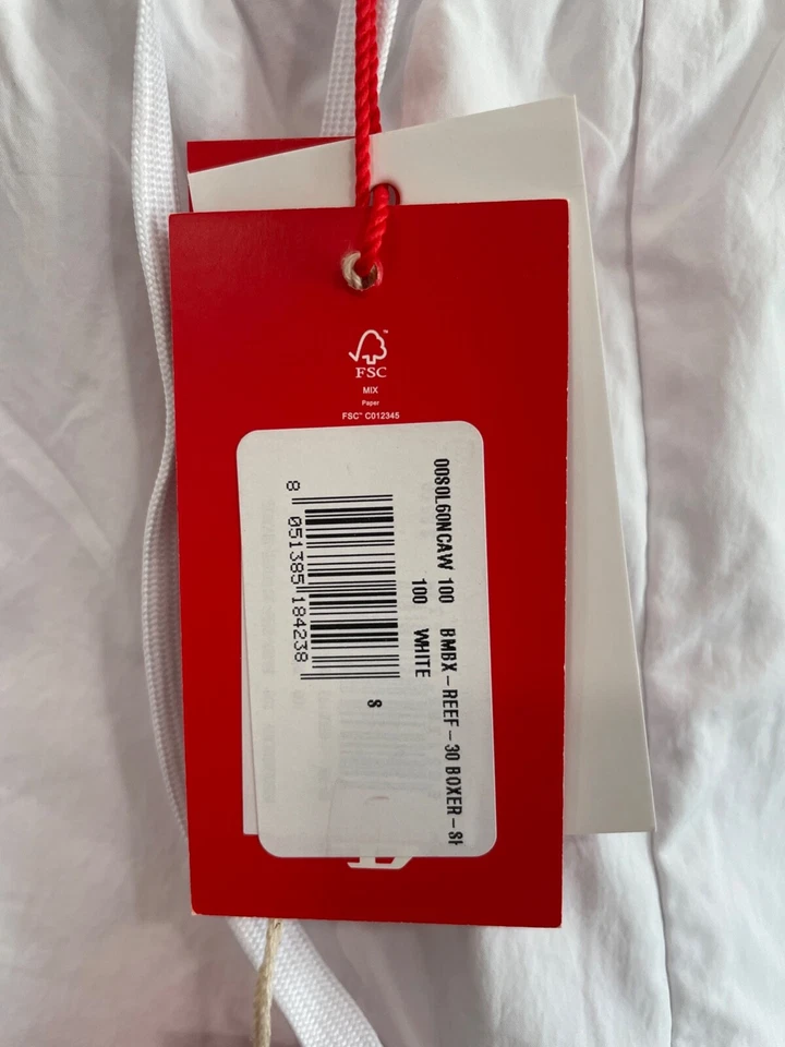 Pantalones Cortos de Natación Diesel BLANCO Bmbx-Reef-30 Entrepierna Talla Pequeña Foto 3 de 4