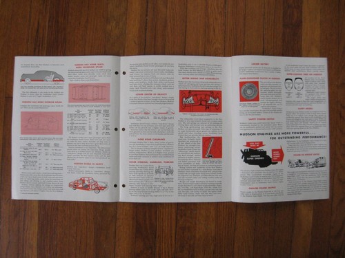 1949 Hudson Sales Facts Sales Bulletin Broschüre Super Six Eight 6 8 Studebaker - Bild 2 von 3