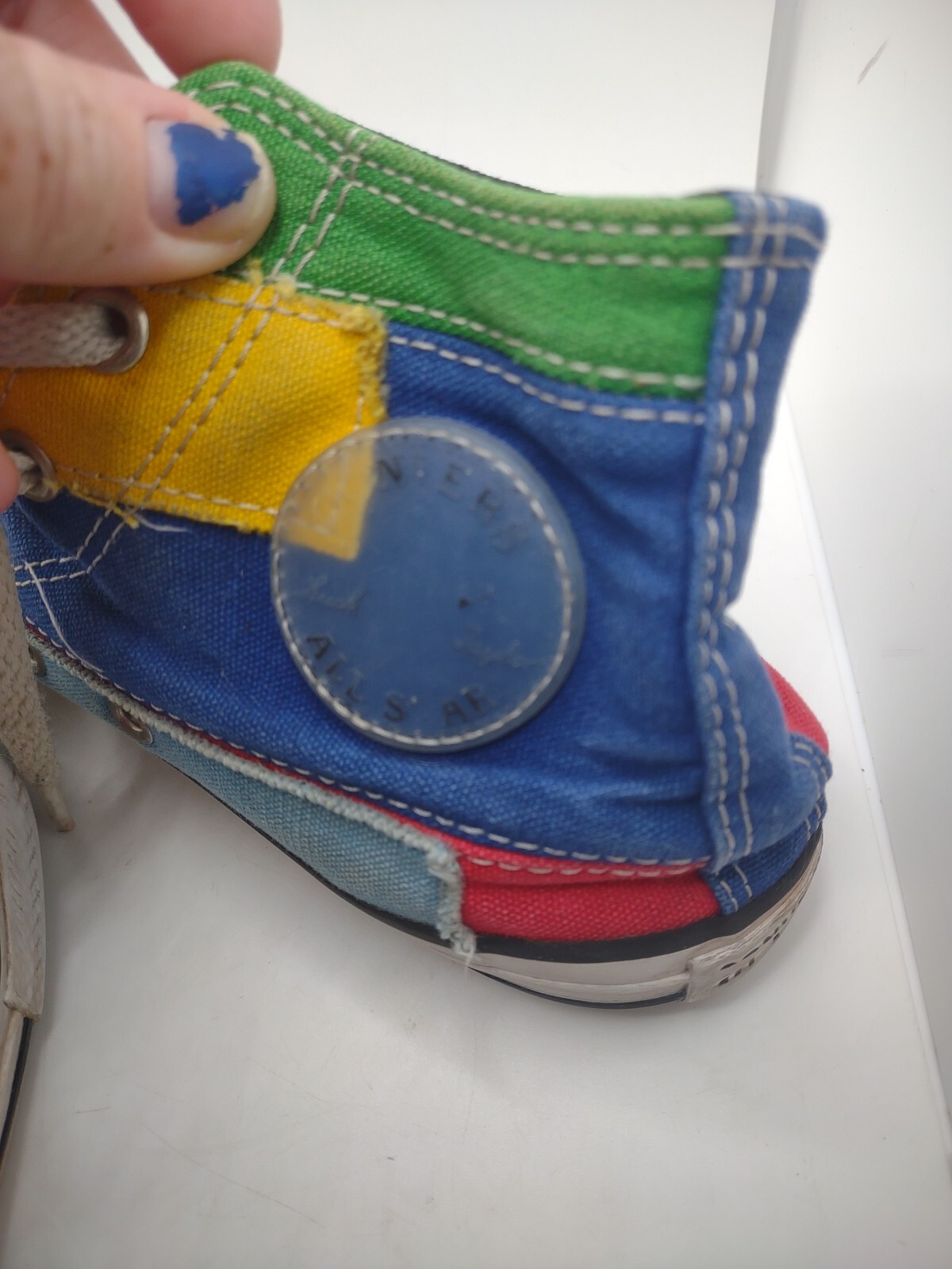 Converse Patchwork Color blocking High Top Multic… - image 6
