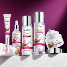 6pcs/Set Snail Collagen Skin Care Sets Moisturizing Anti Wrinkle Whitening Cream