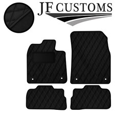 SCHWARZ  DIAMANT NAHT NAHT VINYL 4X BODEN TEPPICHE F?R SUZUKI KIZASHI 09-21 JF1