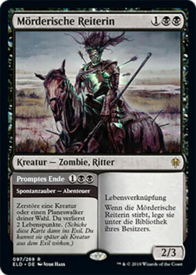 Mörderische Reiterin / Murderous Rider  - THRONE ELDRAINE -  deutsch (near-mint)