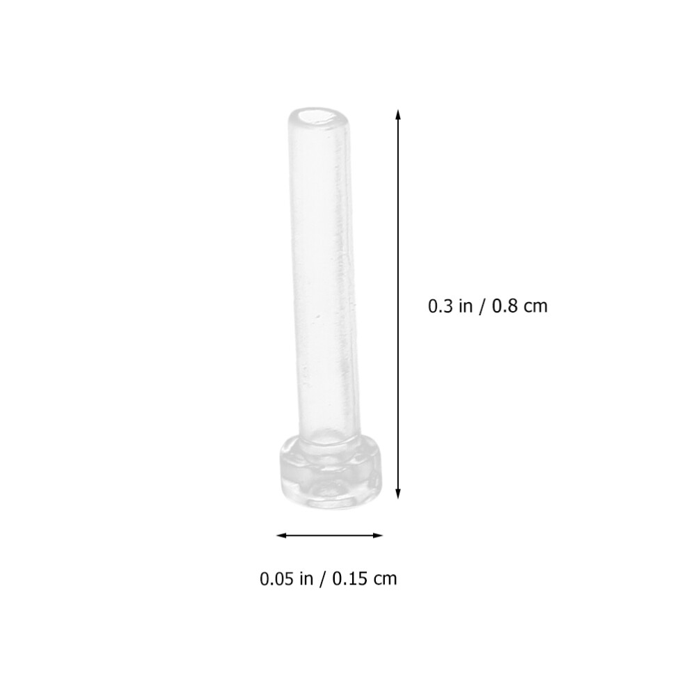 50 Pcs Piercing Earring Auricular Needle Covers Protector Stud Pin eBay