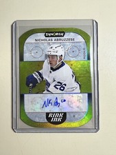 2022 Upper Deck Synergy Rink Ink Rookies Nicholas Abruzzese Nick Rookie Auto RC