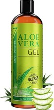 Organic Aloe Vera Gel from freshly cut 100% Pure Aloe -355 ml  - High Quality