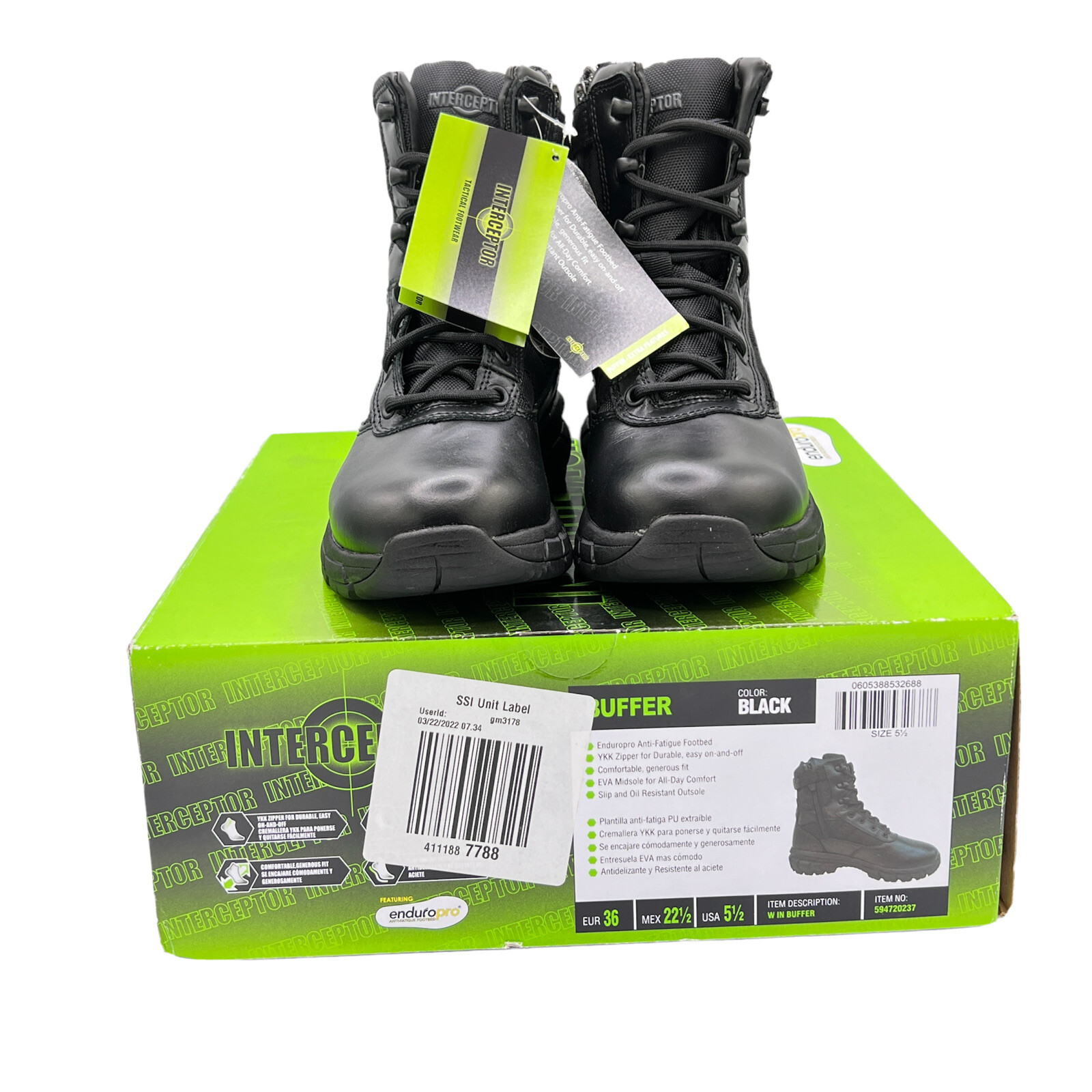 Soft Toe Tactical Boots Size 5.5 | eBay