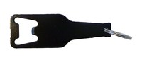SchlüSselanhäNger / Mit FlaschenöFfner / Farbe: Schwarz
