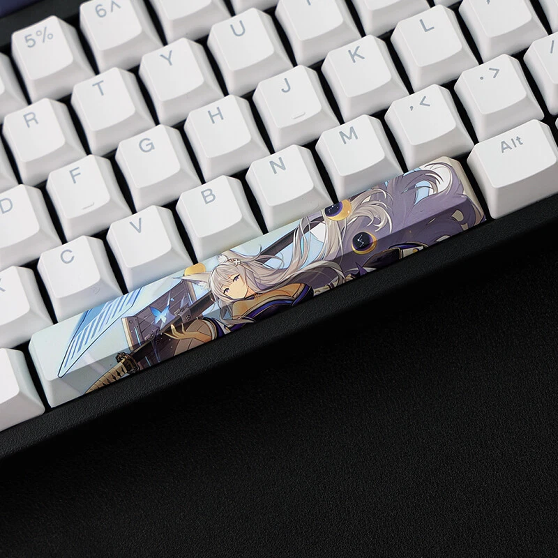 Games Azur Lane Shinano Transparent PBT Keycap OEM Height f/Mechanical Keyboard - Image 4 of 4