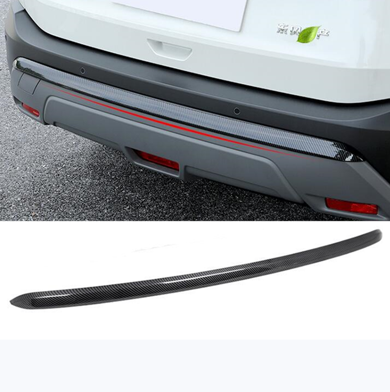 1pcs Rear Bumper Cover Trim For 2021-2022 Nissan Rogue Carbon