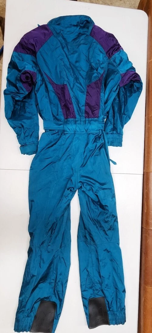 Vintage 80s 90s Couloir Women s sz 10 One Piece SKI SUIT Snow Bib