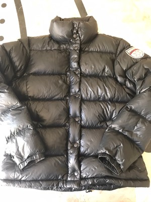 black puffer ski jacket