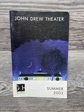 SQUONK, PLAYBILL, SUMMER 2003,JOHN DREW THEATRE