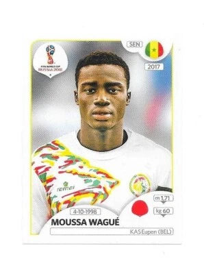 Vignette Coupe du monde Russie 2018 - N°620 - Sénégal - Moussa Wagué - Photo 1/2