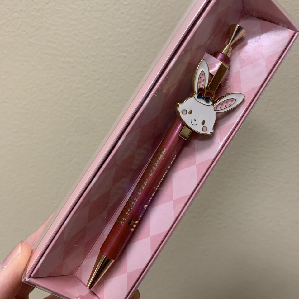 Sanrio Wish Me Mell Bunny Rabbit 10th Anniversary red Pen Charm Trinket ...