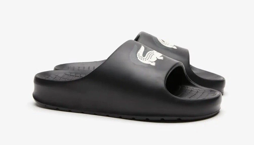 Lacoste Serve 2.0 EVO Slides Sandals BLACK Various Sizes