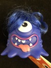 NEW 3" "NOISY GUY" HAIRY BLOB HALLOWEEN SCREAMER NWT - BLUE VERSION — photo 1