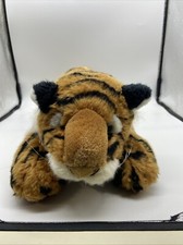 Russ Berrie Shardul Bengal Tiger Plush Black Orange Realistic 15 Inches Long