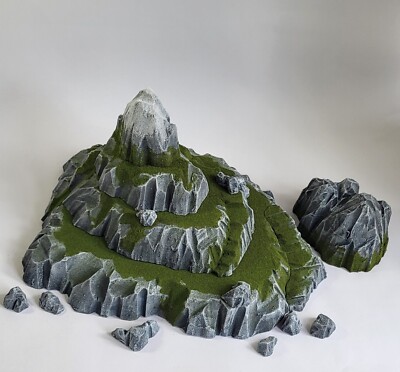wargaming terrain Hills - TTRPG Terrain Hills - 28 Mm Terrain Hills Mountain