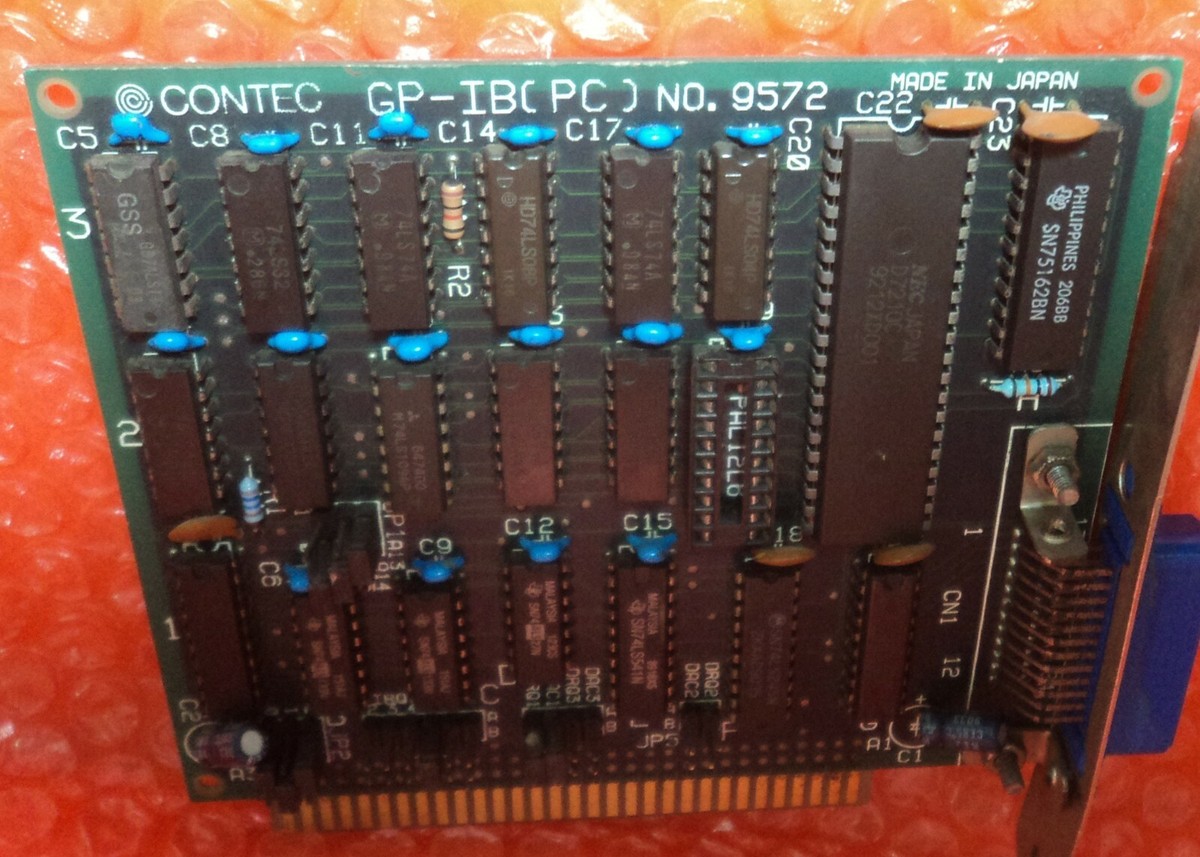Contec GP-IB(PC) No. 9572 GPIB Card | eBay