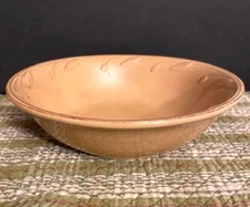 Signature Sorrento Wheat (Gold) Serving Bowl By Debby Segura Designs 9 in  EUC