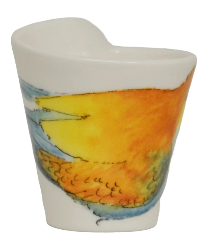 Tazze Tazzine Caffè Gruccione con Piattino Villeroy & Boch NWC in Porcellana, fotografia 3 di 7