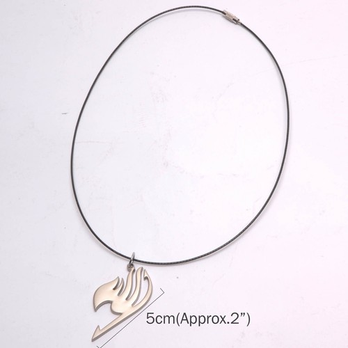 Fairy Tail Natsu Dragneel Guild Union Flag Sing Anime Necklace Hot Sale - Picture 4 of 11