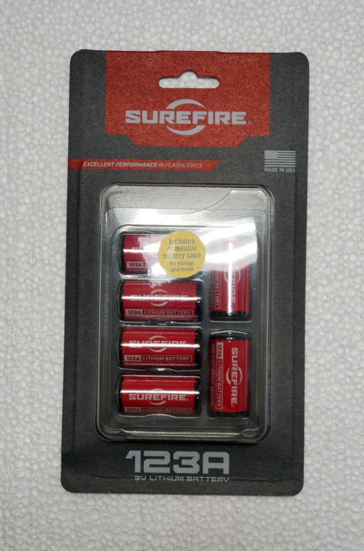 Surefire 123A 3V Lithium Battery, Pack of 6