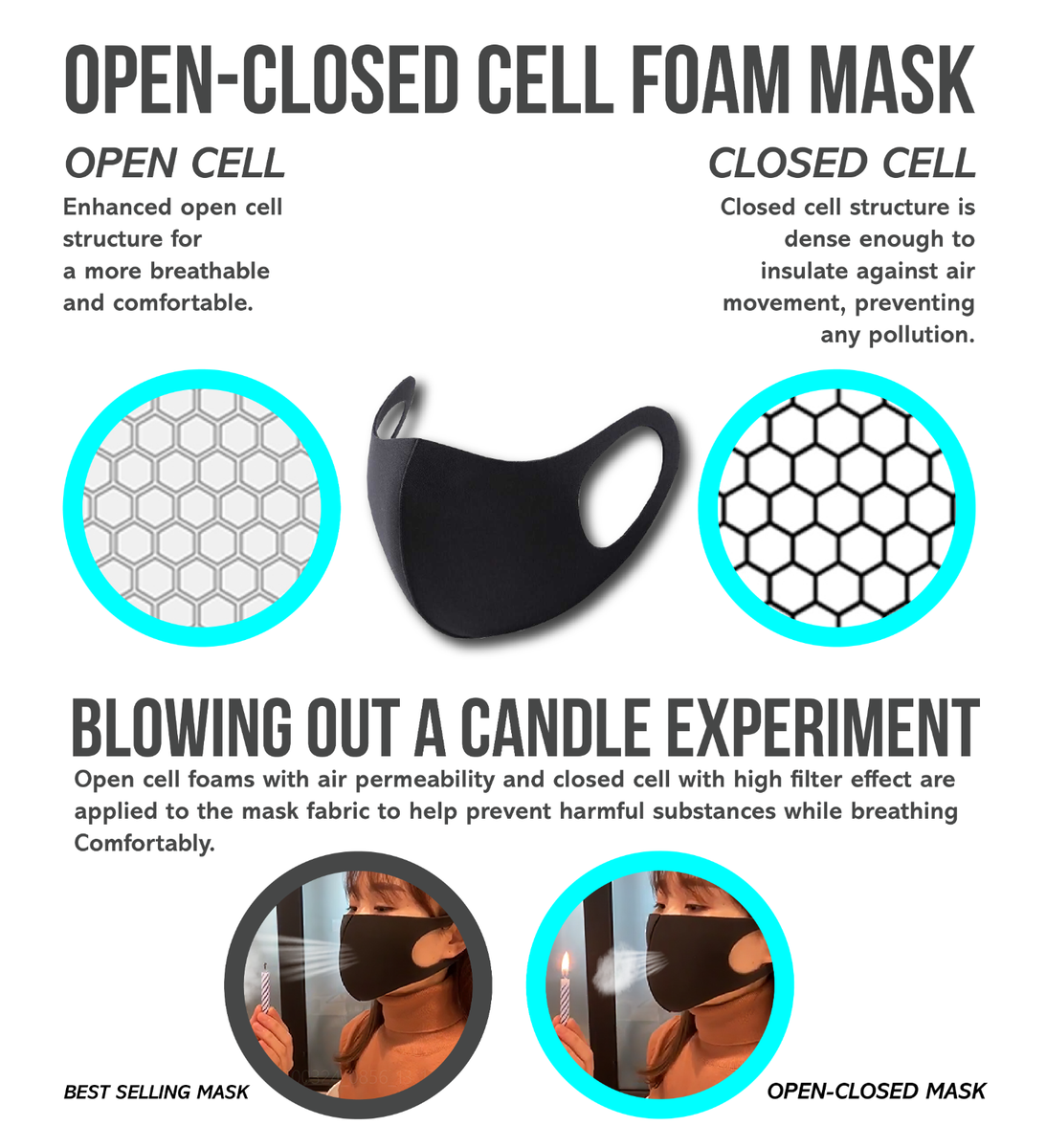 Maschera Respiratoria Orizzontale Riutilizzabile Optifit - Foto 5