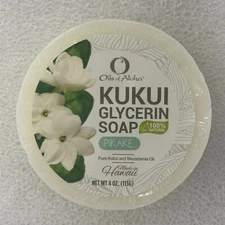Oils of Aloha Kukui Glycerin Soap 4 oz. Pikake Scent