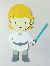 Star Wars Luke Skywalker Paper Die Cut Scrapbook Embellishment