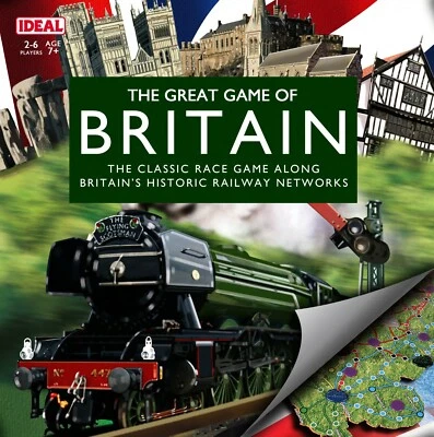 The Great Game of Britain - Railways by IDEAL - Exciting Train Adventure Game