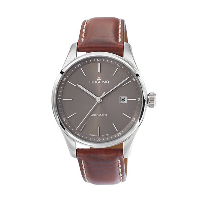 Dugena Herren-Armbanduhr 4461012 Milano, Automatik, Edelstahl