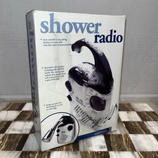 VTG 2001AM / FM Radio Bathroom Shower Speaker Radios Hanging Waterproof Portable