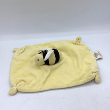 Burt's Bees Baby Plush Lovey Hold Me Bee Security Blanket Yellow Organic Cotton