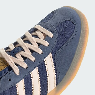 Adidas Gazelle Indoor Sneakers Original Shoes Dark Blue/Orange