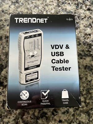 TRENDnet TC-NT3 VDV & USB Cable Tester - Free Shipping