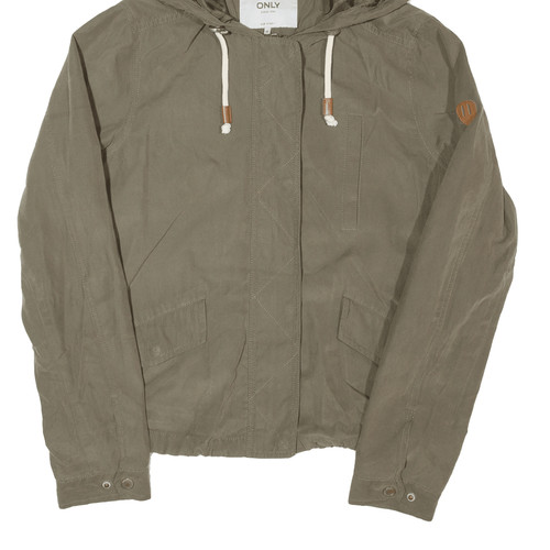 Chaqueta con capucha verde ONLY para mujer M - Imagen 5 de 6
