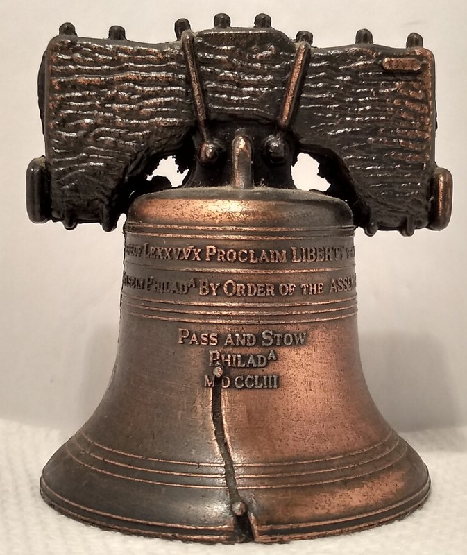 #610 Minature Liberty Bell  - By Penncraft In The USA- Vtg Souvenir Original Box