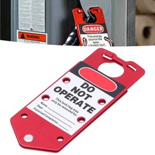 Lockout Hasp Portable Point Controlled Splicing Repeatable Label Porous Lockout