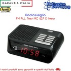 Radiosveglia  FM PLL Trevi RC 827 D Nero