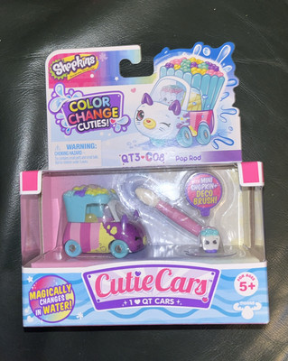 Shopkins Color Change Cutie Cars Pop Rod QT3-C08 Series 3 Die Cast New!