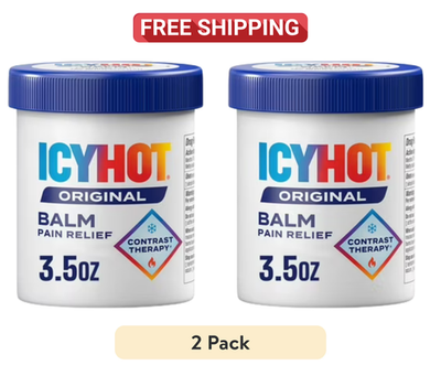 #ad #ad 2 Pack Icy Hot Original Muscle amp; Joint Pain Relief Balm with Menthol 3.5oz $15.00