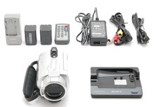  MINT Sony Handycam DCR-SR300 NightShot 40GB Silver HDD Camcorder From JAPAN