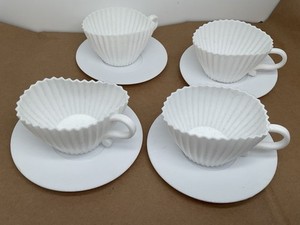 Cupcake Baking Silicone Teacup Molds Set of 4