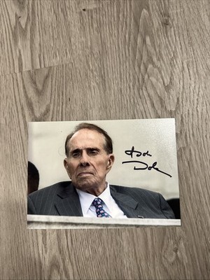 Bob Dole, Republican presidential candidate Autographed 5 X 7 Photo